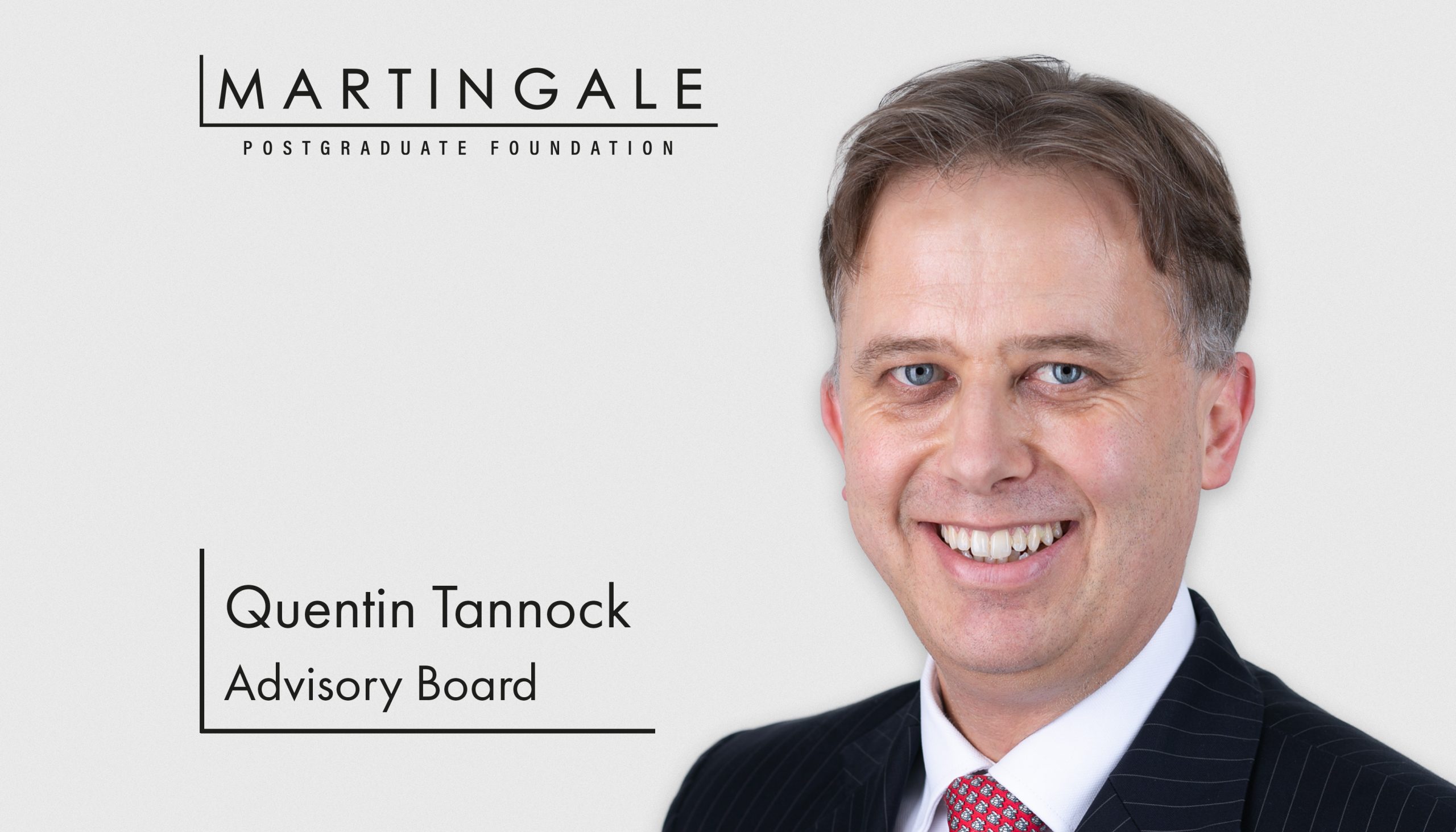 Martingale Foundation welcomes Advisory Board Member Quentin Tannock